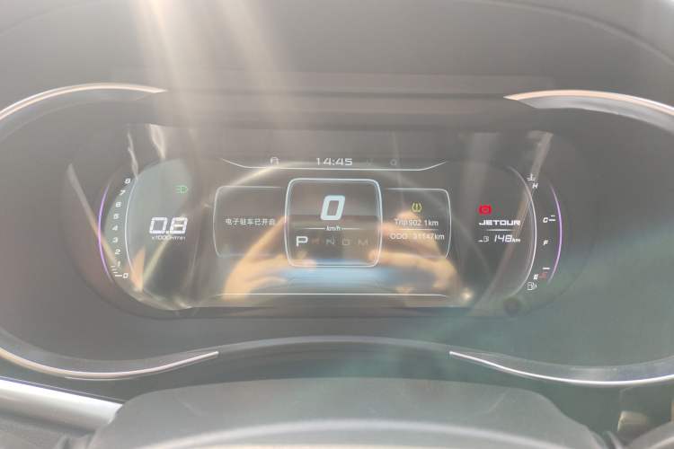 Used JETOUR X90 2019 1.5T Automatic Smart Enjoyment 6-Seater Emission Standard China V Instrument Cluster