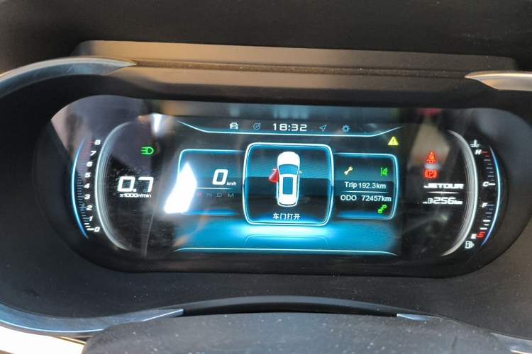 Used JETOUR X90 2019 1.5T Automatic Smart Enjoyment 6-Seater Emission Standard China V Instrument Cluster