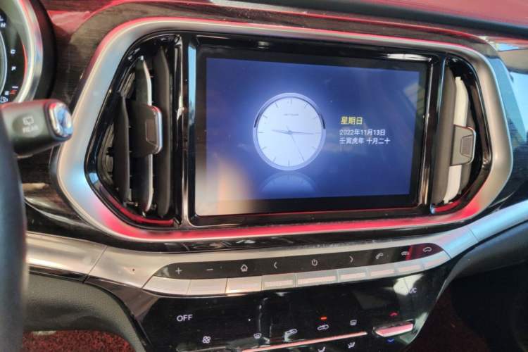 Used JETOUR X90 2019 1.5T Manual Enjoyment Model 7 Seats China VI Standard Audio And AC Panel