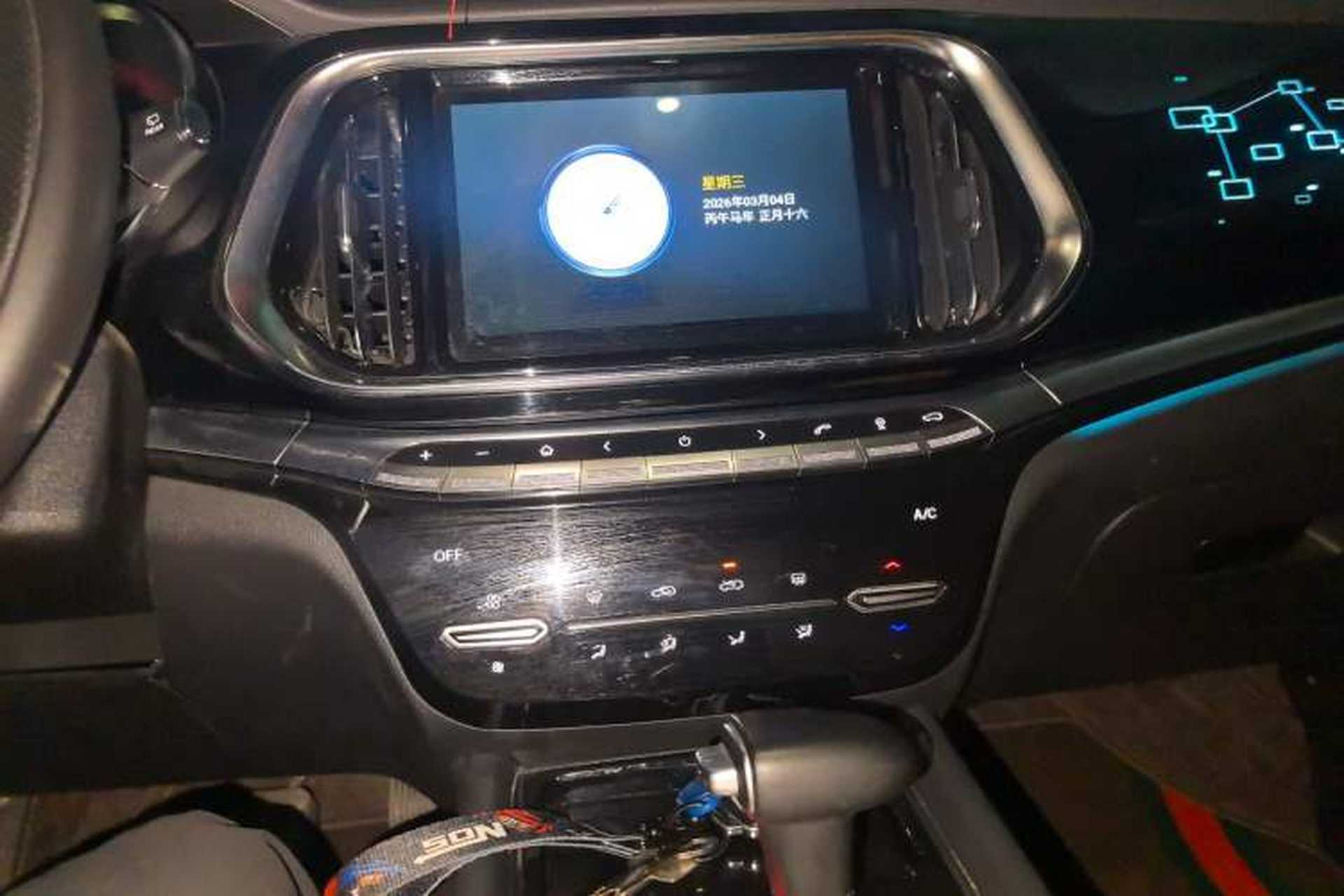 Used JETOUR X90 2019 1.5T DCT Smart Enjoyment Version 5 Seats China VI Standard Audio And AC Panel