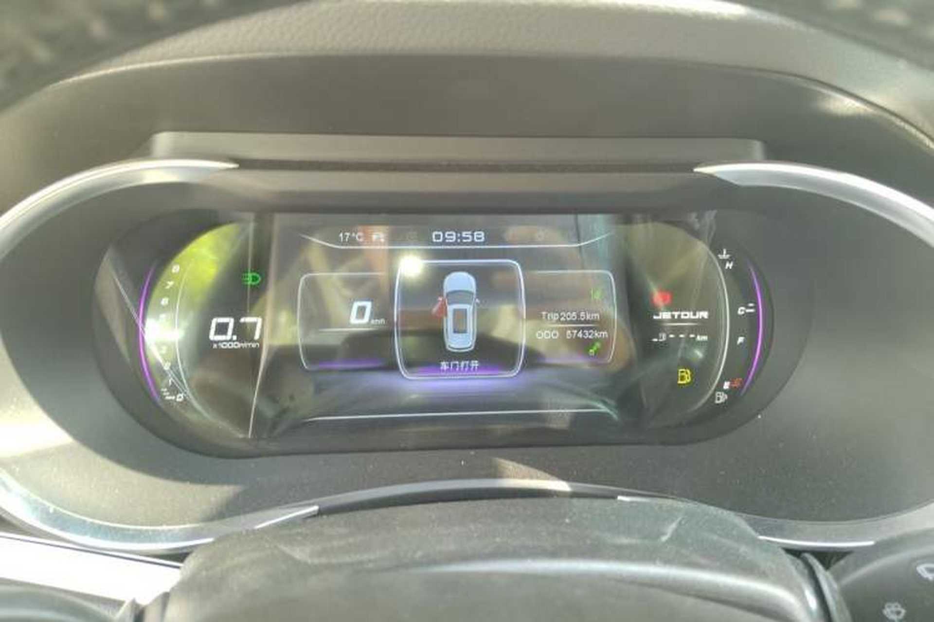 Used JETOUR X90 2019 1.5T Manual Enjoyment Model 6 Seats China V Emission Standard Instrument Cluster