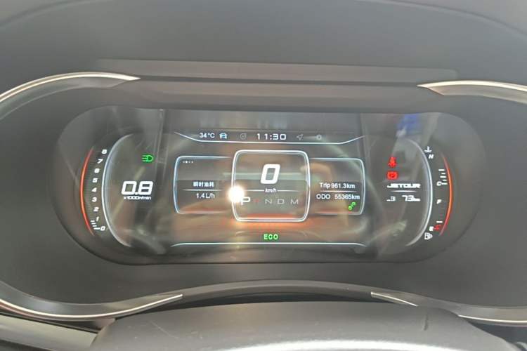 Used JETOUR X90 2019 1.5T DCT Smart Enjoyment Version 5 Seats China VI Standard Instrument Cluster