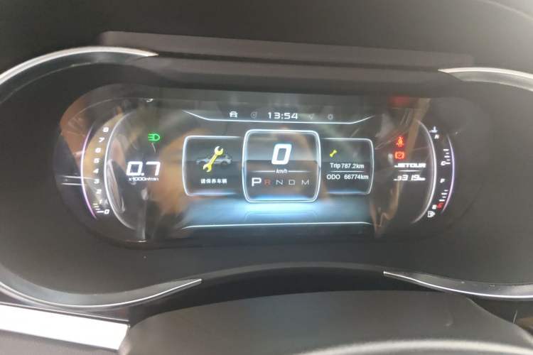 Used JETOUR X90 2019 1.5T Automatic Enjoyment Model 5 Seats China V Emission Standard Instrument Cluster