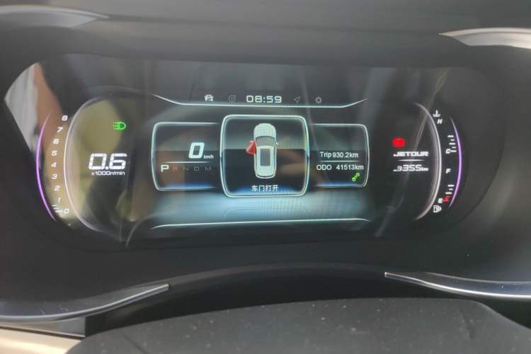 Used JETOUR X90 2019 1.5T Automatic Smart Enjoyment Model 5 Seats China V Emission Standard Instrument Cluster