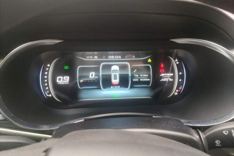 Used JETOUR X90 2019 1.6T DCT Yue Lü Edition 6 Seats China VI Standard Instrument Cluster
