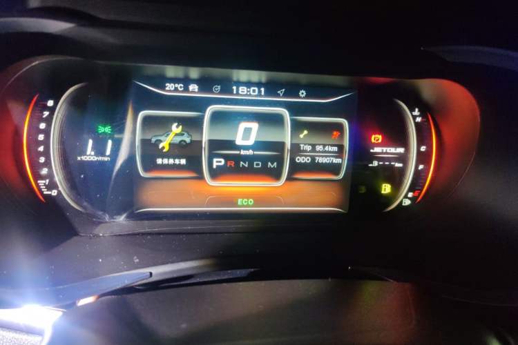 Used JETOUR X90 2019 1.6T DCT Luxury Touring Edition 5 Seats China VI Standard Instrument Cluster