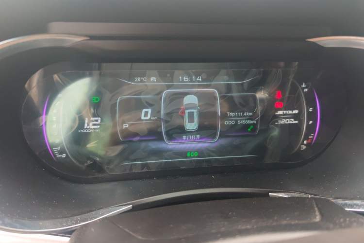 Used JETOUR X90 2019 1.6T DCT Luxury Touring Edition 5 Seats China VI Standard Instrument Cluster