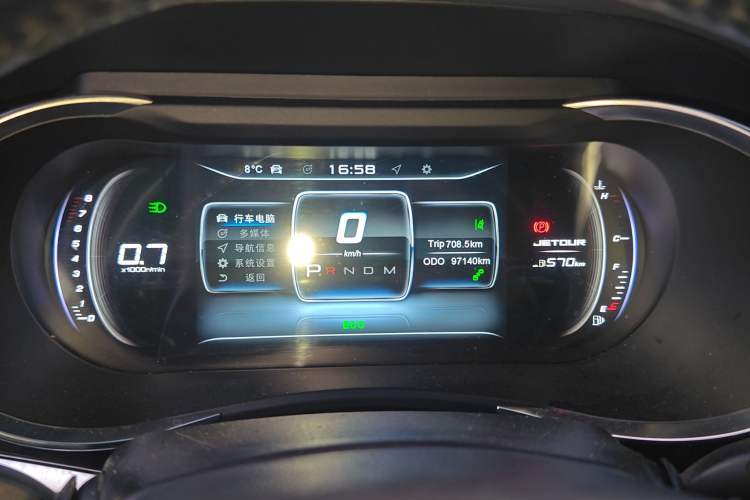 Used JETOUR X90 2019 1.5T Automatic Smart Enjoyment Model 5 Seats China V Emission Standard Instrument Cluster