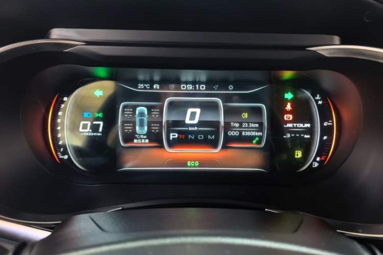 Used JETOUR X90 2019 1.5T DCT Smart Enjoyment Version 5 Seats China VI Standard Instrument Cluster