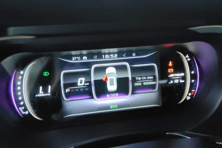 Used JETOUR X90 2019 1.6T DCT Luxury Touring Edition 5 Seats China VI Standard Instrument Cluster