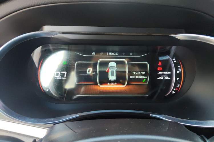 Used JETOUR X90 2019 1.5T Manual Smart Enjoyment Version 5 Seats China VI Standard Instrument Cluster