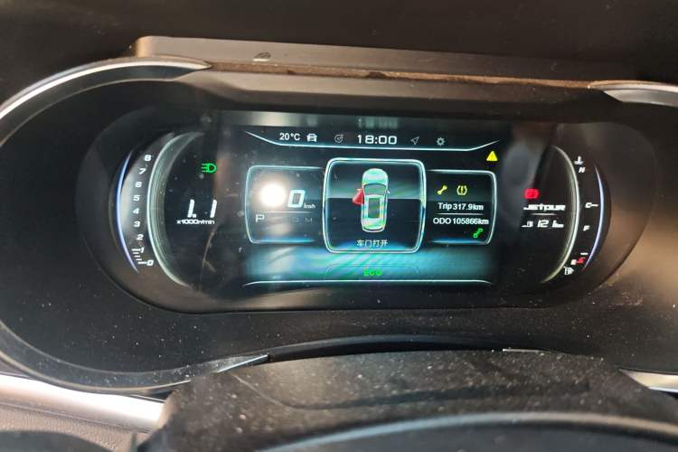 Used JETOUR X90 2019 1.6T DCT Luxury Travel Edition 6 Seats China VI Standard Instrument Cluster