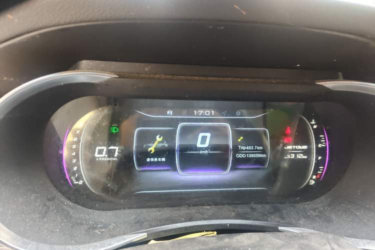 Used JETOUR X90 2019 1.5T Manual Enjoyment Model 6 Seats China VI Standard Instrument Cluster