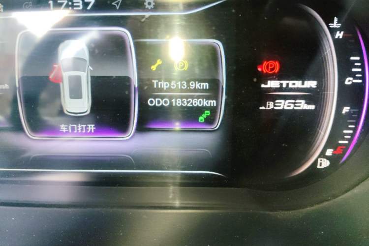 Used JETOUR X90 2019 1.5T Manual Smart Enjoyment Version 5 Seats China V Standard Odometer Close Up