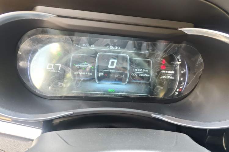 Used JETOUR X90 2019 1.5T Automatic Smart Enjoyment 6-Seater Emission Standard China V Odometer Close Up