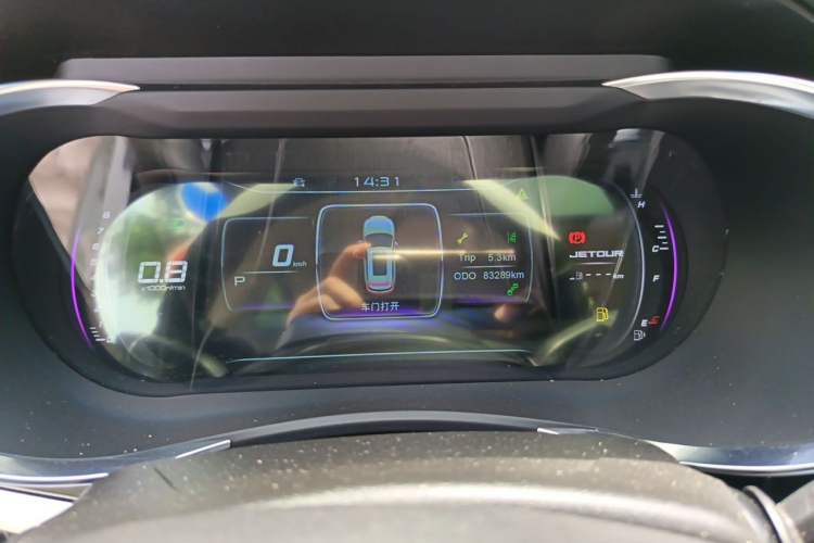 Used JETOUR X90 2019 1.5T Automatic Smart Enjoyment Model 5 Seats China V Emission Standard Odometer Close Up