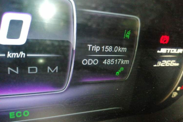 Used JETOUR X90 2019 1.5T DCT Smart Enjoyment Version 5 Seats China VI Standard Odometer Close Up