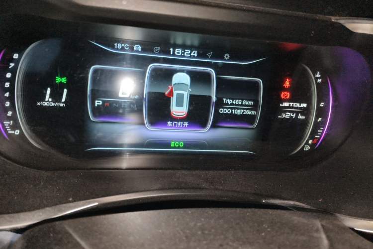 Used JETOUR X90 2019 1.6T DCT Luxury Touring Edition 5 Seats China VI Standard Odometer Close Up