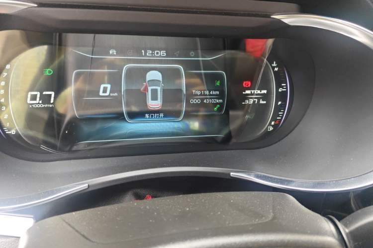 Used JETOUR X90 2019 1.5T Manual Smart Enjoyment 7-Seater China VI Standard Odometer Close Up