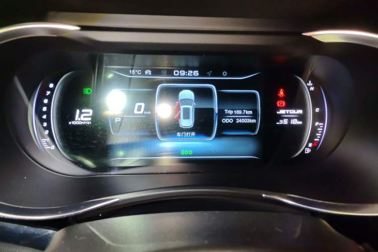 Used JETOUR X90 2019 1.6T DCT Luxury Touring Edition 5 Seats China VI Standard Odometer Close Up