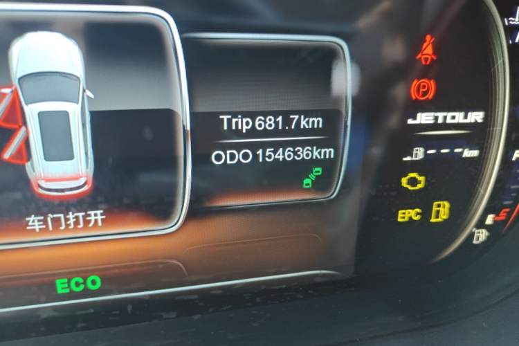 Used JETOUR X90 2019 1.6T DCT Luxury Touring Edition 5 Seats China VI Standard Odometer Close Up