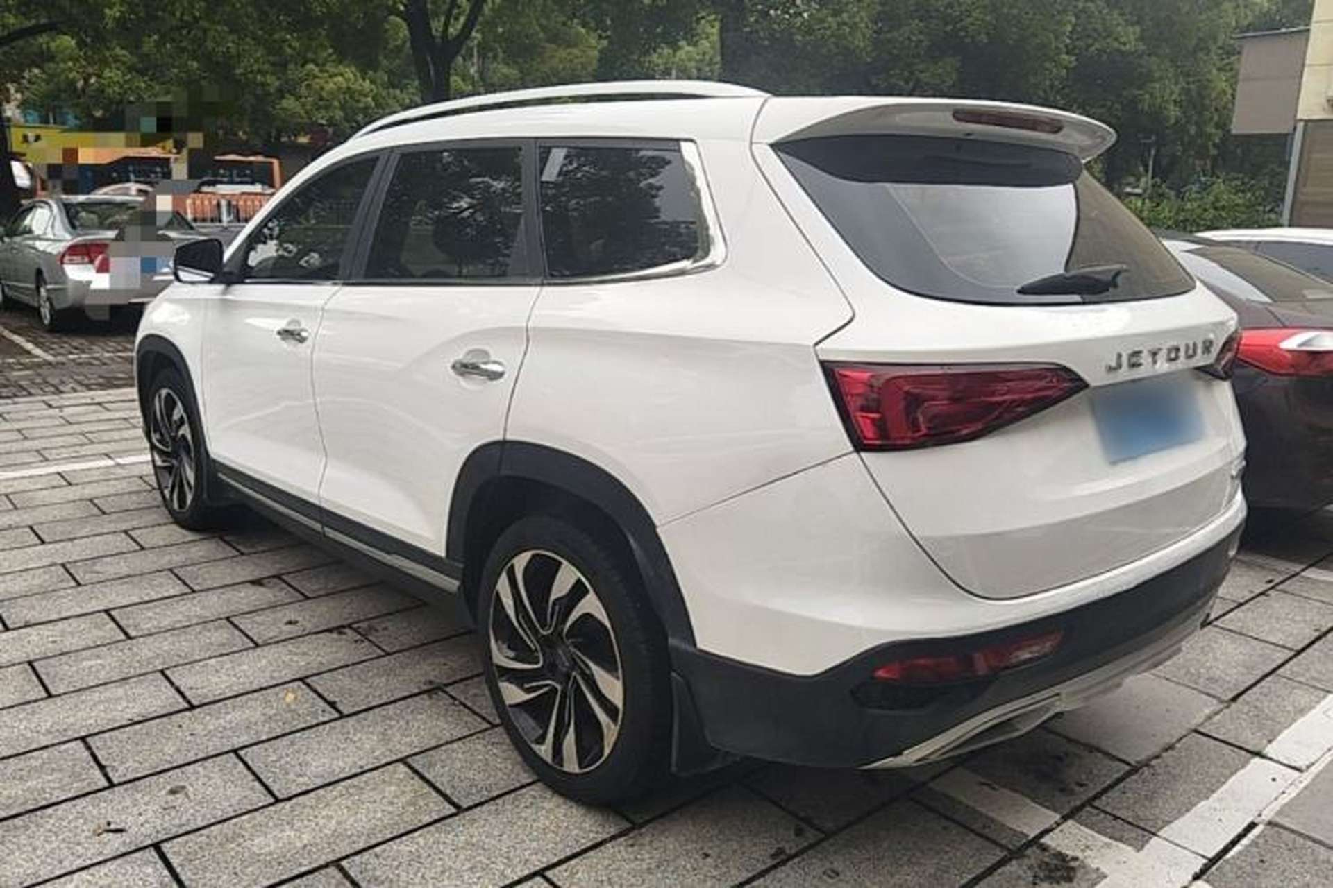 Used JETOUR X90 2019 1.5T Manual Smart Enjoyment 7-Seater China V Standard Rear Left 45 Deg