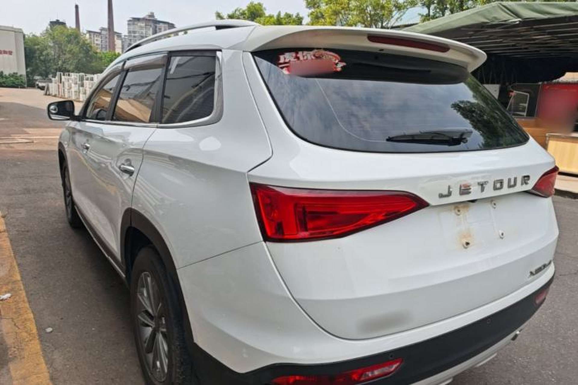 Used JETOUR X90 2019 1.5T Automatic Enjoyment Model 6 Seats Emission Standard China V Rear Left 45 Deg