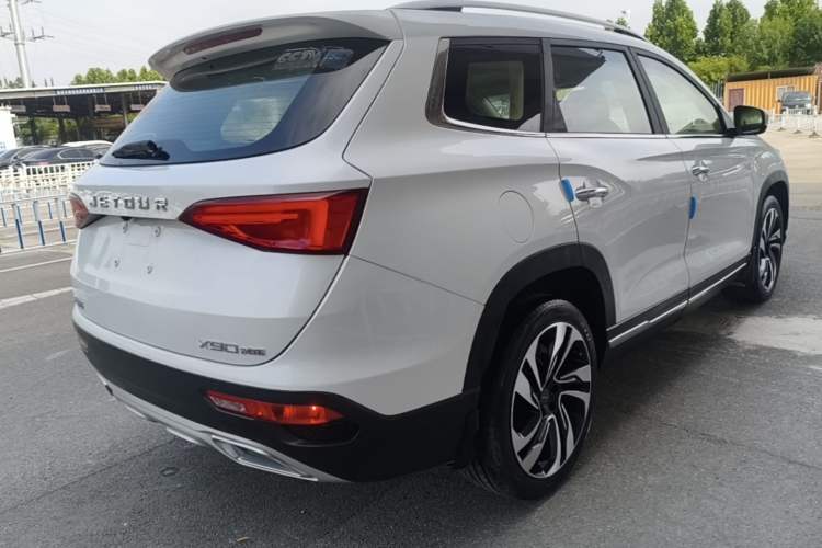 Used JETOUR X90 2019 1.5T Manual Smart Enjoyment Model 6 Seats China V Emission Standard Rear Right 45 Deg