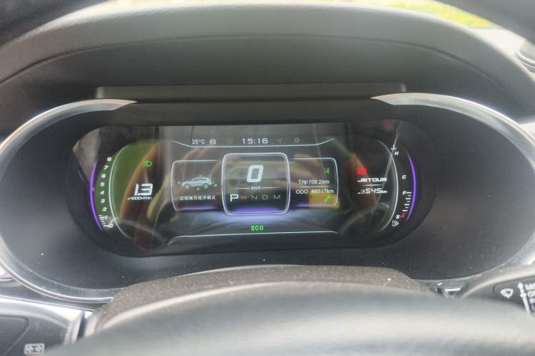 Used JETOUR X90 2019 1.5T Automatic Smart Enjoyment 6-Seater Emission Standard China V Instrument Cluster