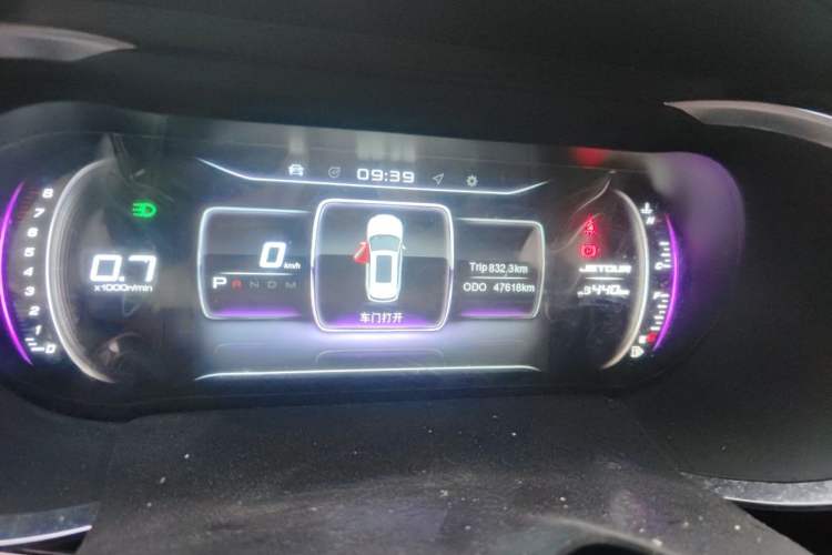 Used JETOUR X90 2019 1.5T Automatic Enjoyment Model 6 Seats Emission Standard China V Instrument Cluster