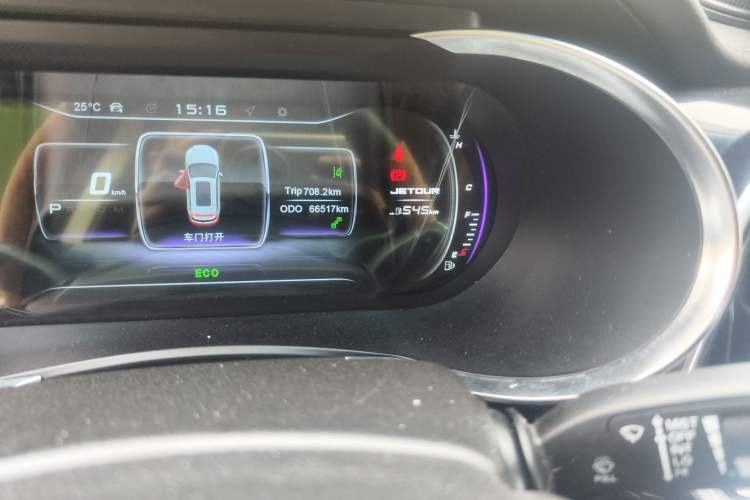 Used JETOUR X90 2019 1.5T Automatic Smart Enjoyment 6-Seater Emission Standard China V Odometer Close Up