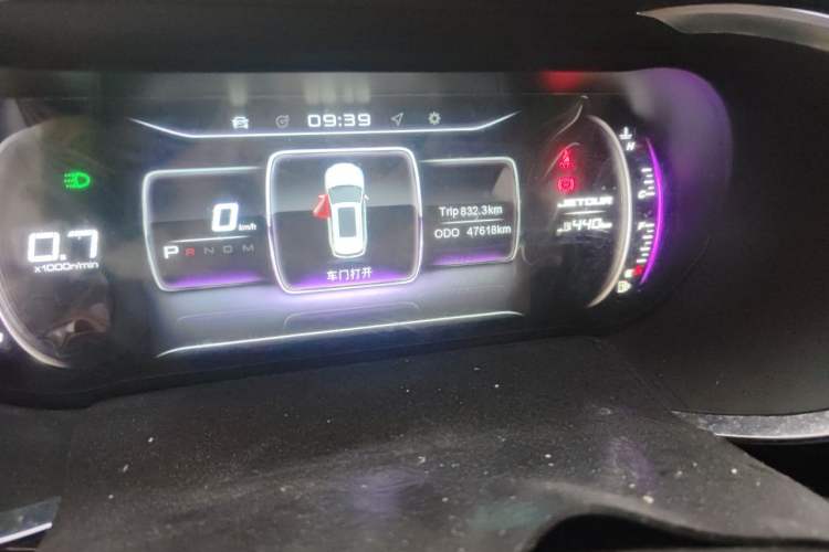 Used JETOUR X90 2019 1.5T Automatic Enjoyment Model 6 Seats Emission Standard China V Odometer Close Up