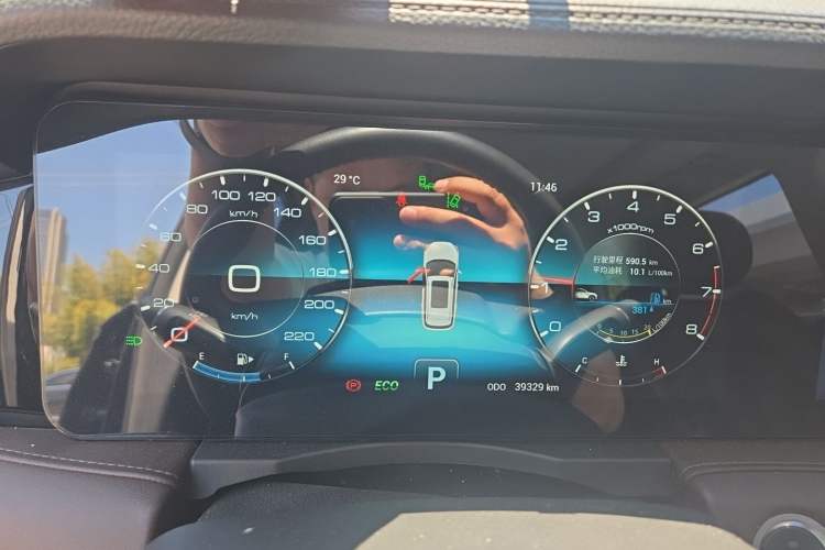 Used JETOUR X90 2020 1.6T DCT Shadow Edition 7-Seater Instrument Cluster