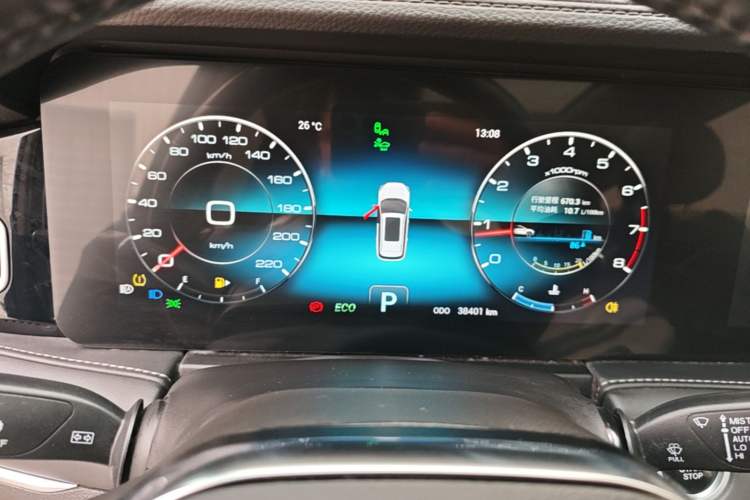 Used JETOUR X90 2020 1.6T DCT Shadow Edition 7-Seater Instrument Cluster