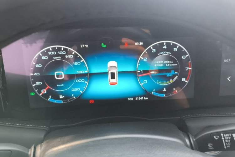 Used JETOUR X90 2020 1.5T Manual Shadow Fun Edition 6-Seater Instrument Cluster