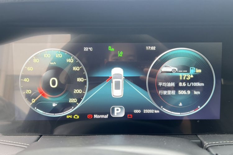 Used JETOUR X90 2020 1.6T DCT Shadow Edition 7-Seater Odometer Close Up