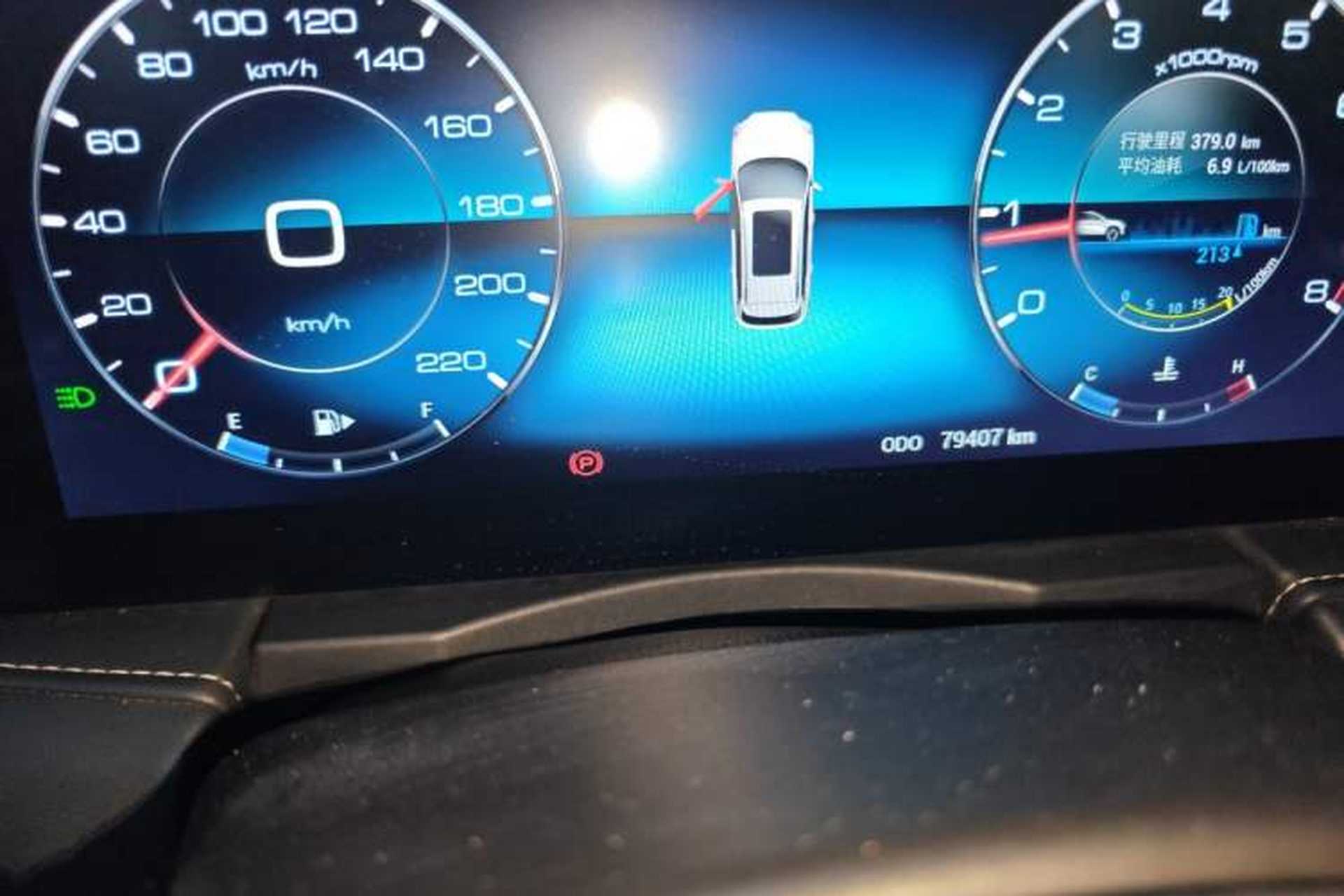 Used JETOUR X90 2020 1.5T Manual Shadow Fun Edition 7-Seater Odometer Close Up
