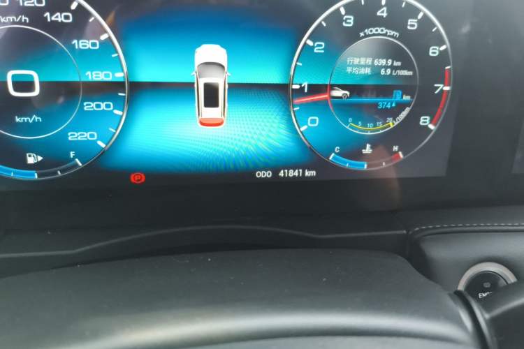 Used JETOUR X90 2020 1.5T Manual Shadow Fun Edition 6-Seater Odometer Close Up