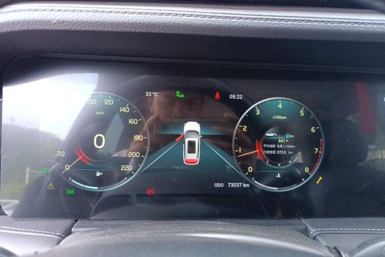 Used JETOUR X90 2020 1.5T Manual Shadow Fun Edition 7-Seater Instrument Cluster