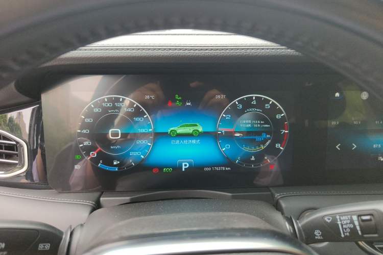 Used JETOUR X90 2020 1.6T DCT Shadow Luxury Edition 6-Seater Instrument Cluster