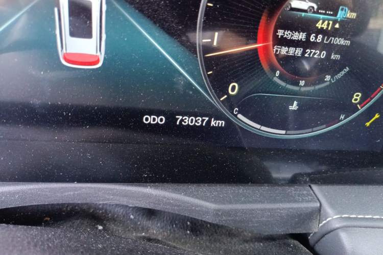 Used JETOUR X90 2020 1.5T Manual Shadow Fun Edition 7-Seater Odometer Close Up