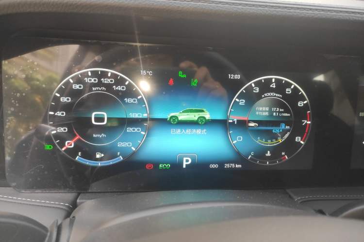 Used JETOUR X90 2020 1.6T DCT Shadow Edition 7-Seater Instrument Cluster