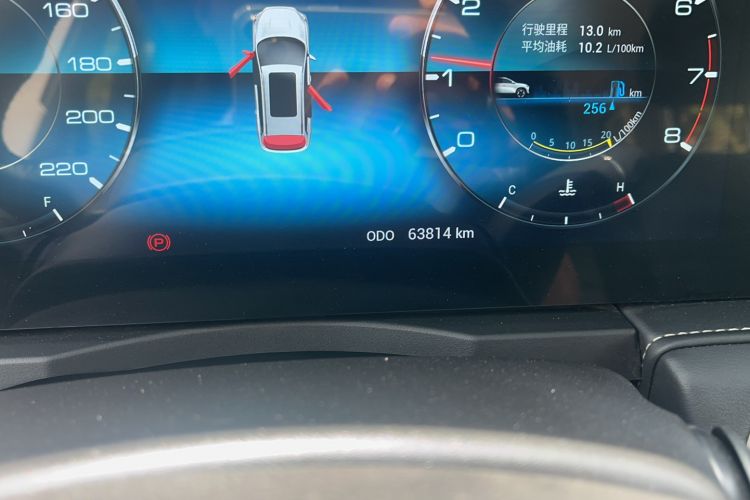 Used JETOUR X90 2020 1.5T Manual Shadow Fun Edition 5 Seats Odometer Close Up