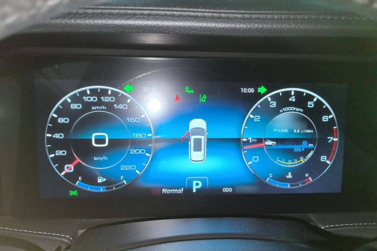 Used JETOUR X90 2020 1.6T DCT Shadow Edition 5 Seats Instrument Cluster