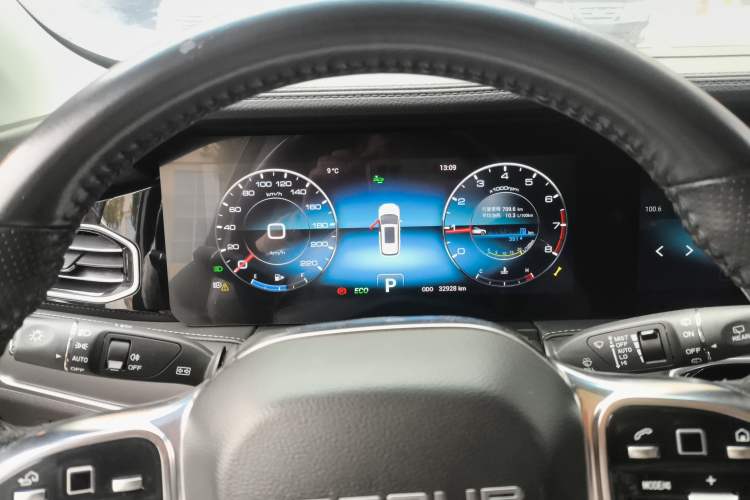 Used JETOUR X90 2020 1.6T DCT Shadow Luxury Edition 6-Seater Instrument Cluster