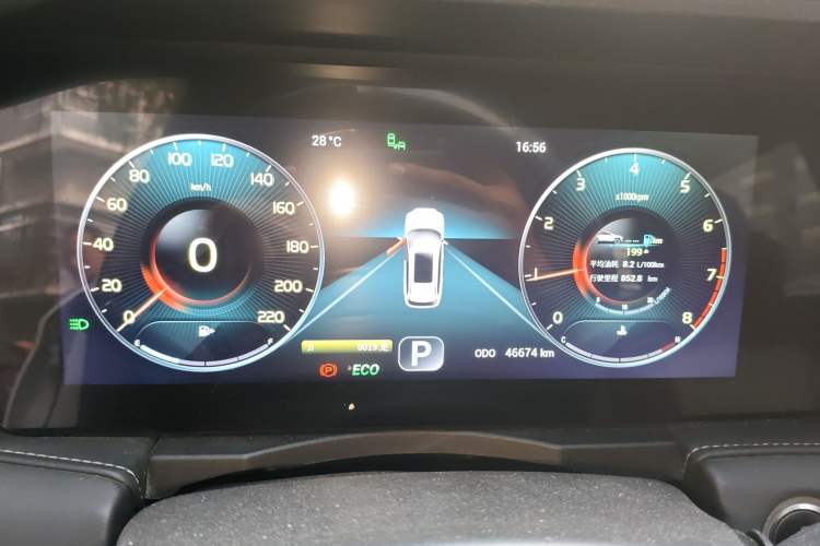Used JETOUR X90 2020 1.5T DCT Shadow Wisdom Edition 5-seater Instrument Cluster