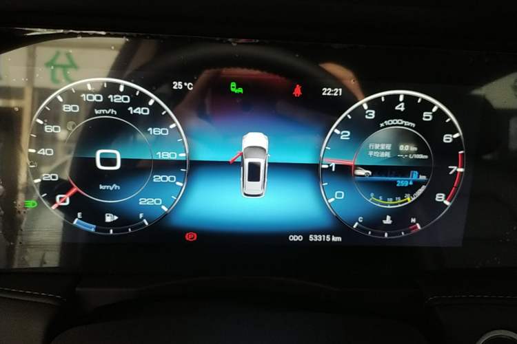 Used JETOUR X90 2020 1.5T Manual Shadow Fun Edition 5 Seats Instrument Cluster