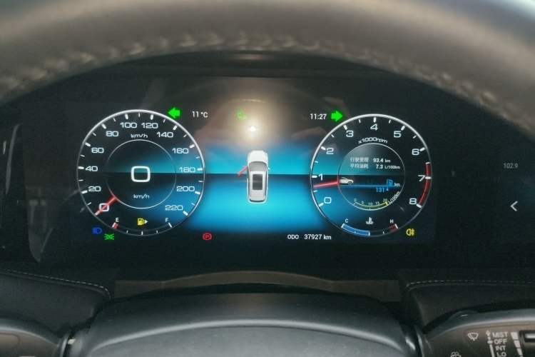 Used JETOUR X90 2020 1.5T Manual Shadow Fun Edition 5 Seats Instrument Cluster