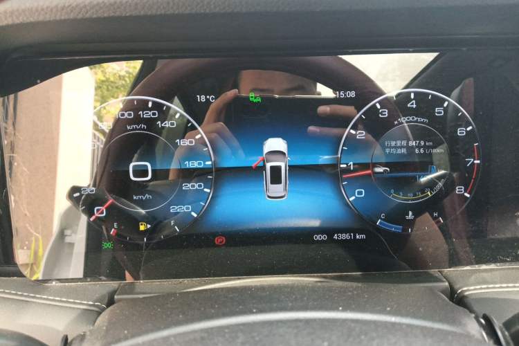 Used JETOUR X90 2020 1.5T Manual Shadow Fun Edition 6-Seater Instrument Cluster