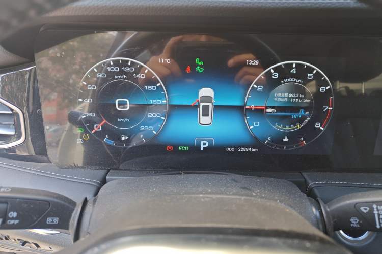Used JETOUR X90 2020 1.6T DCT Shadow Luxury Edition 6-Seater Instrument Cluster